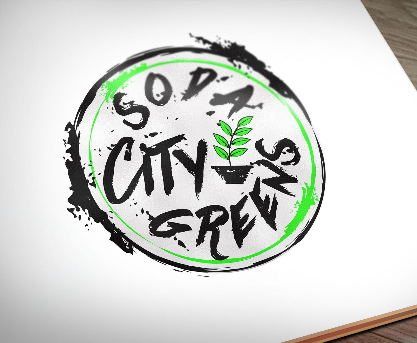 Soda City Greens Sticker (Logo)