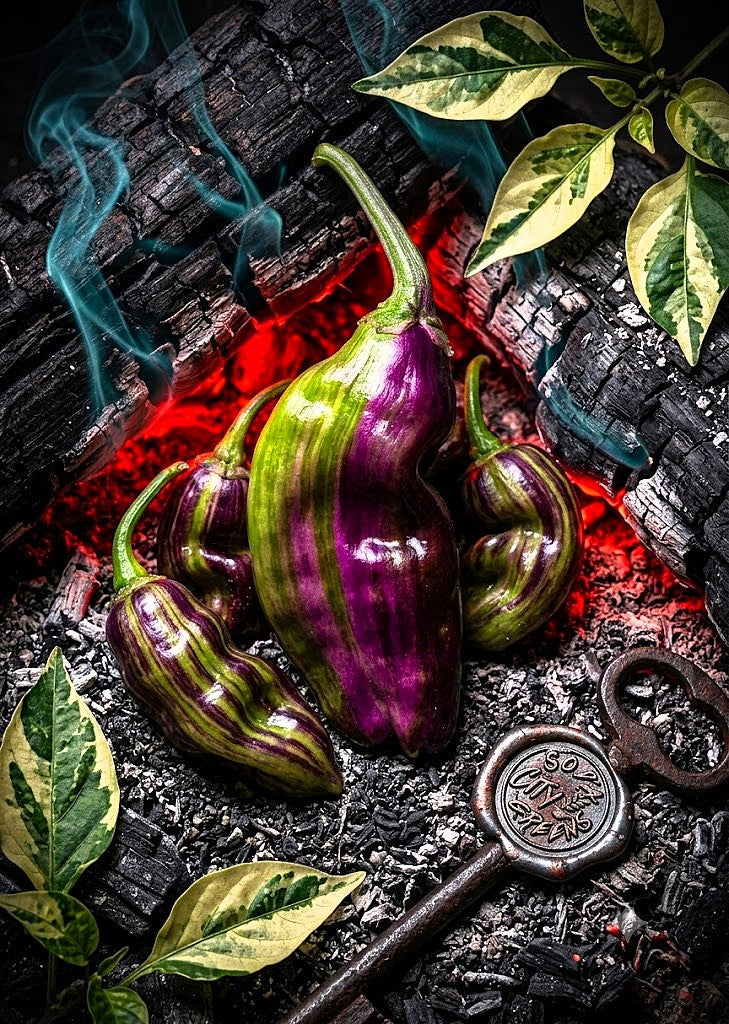 Purple Massacre Pepper Seeds- Sinister Pepper Series