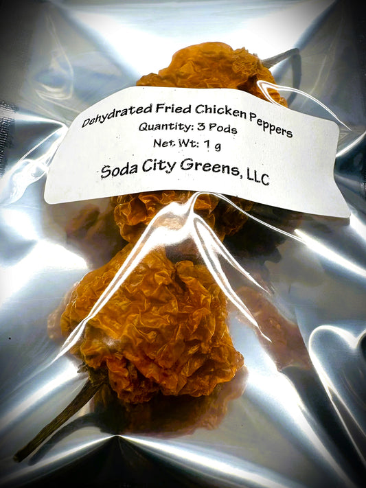 Dehydrated Fried Chicken Pepper Pods