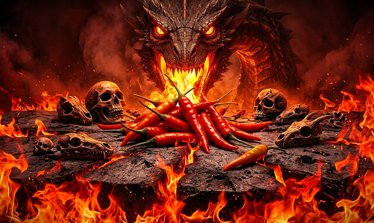 Dragon Cayenne Pepper Seeds- Sinister Pepper Series