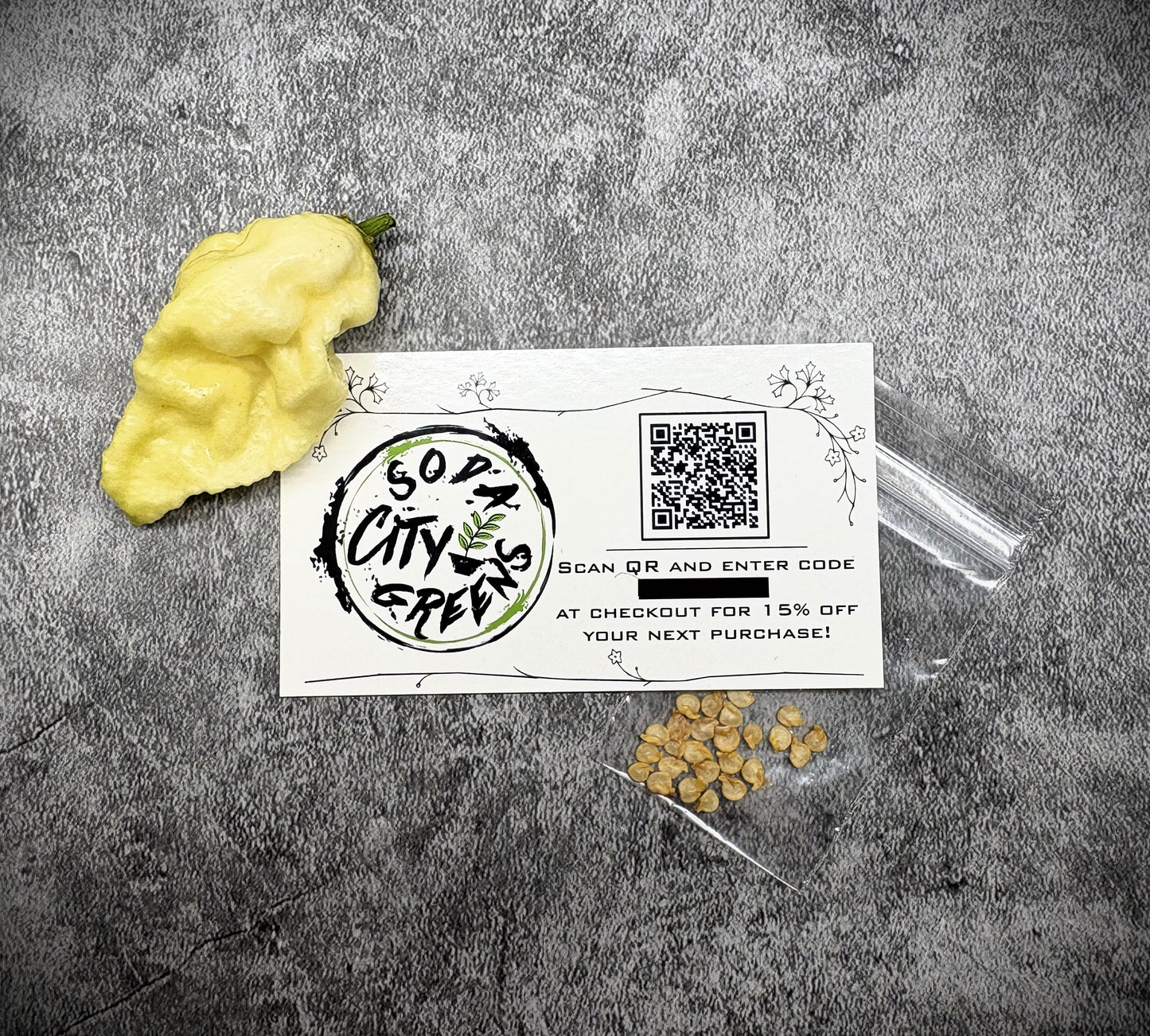 White Ghost Pepper Seeds
