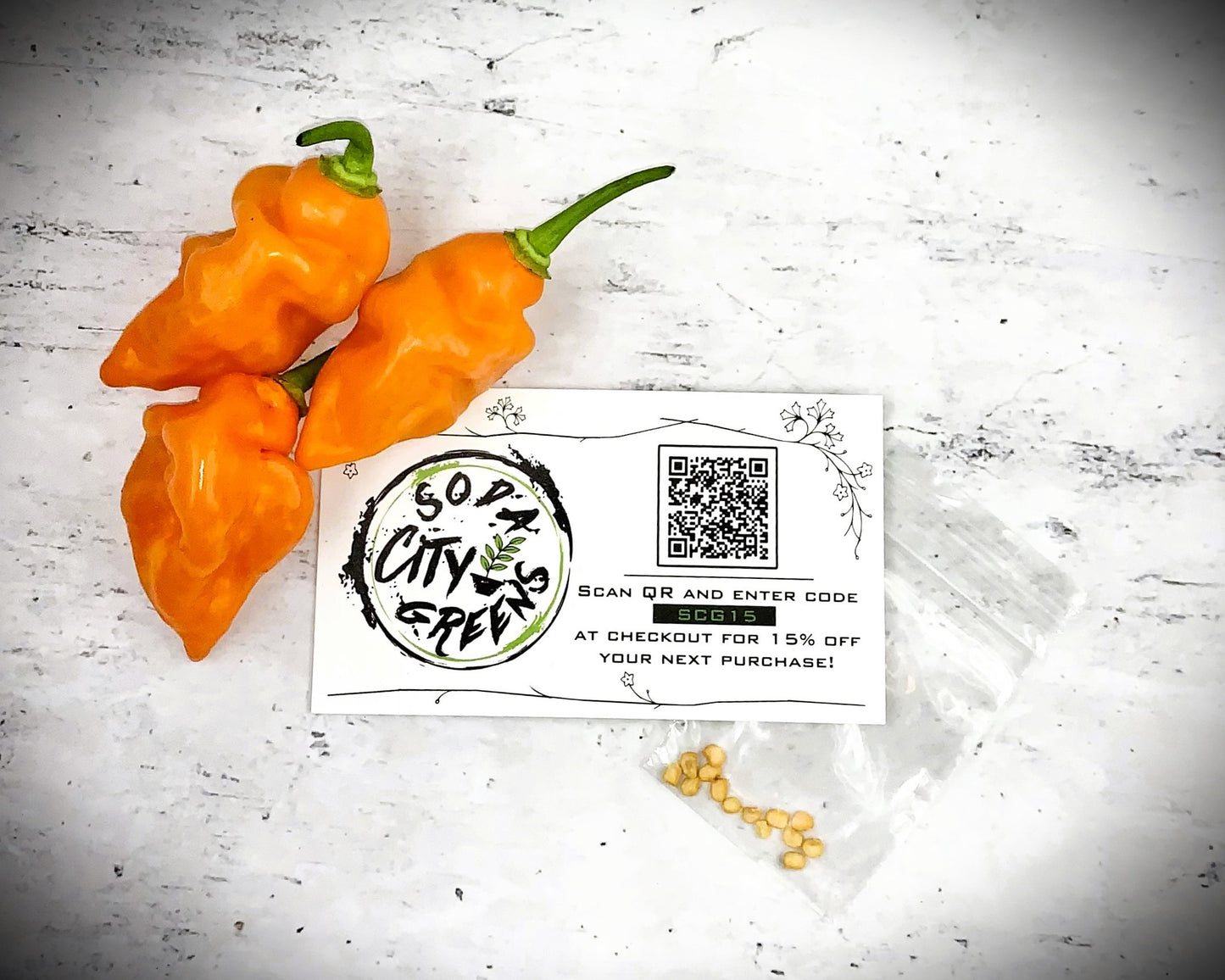 Habanada (Heatless Habanero) Pepper Seeds