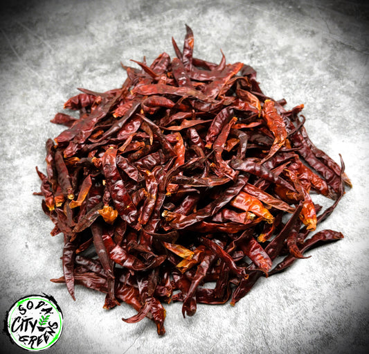 Dehydrated Thai Bird Pepper Pods