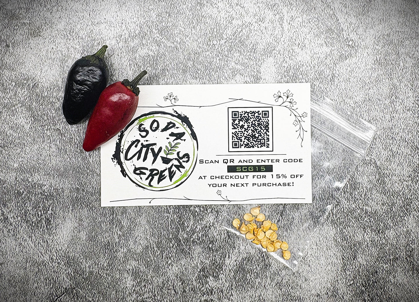 Purple Cacho x Mattapeno Variegated Pepper Seeds