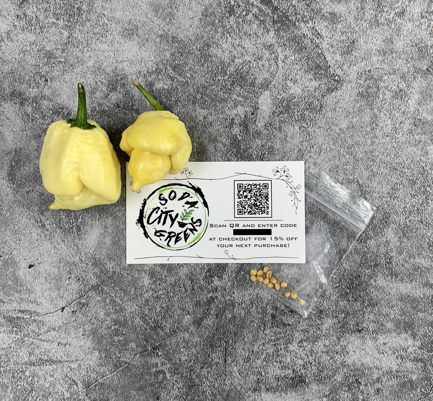 White Moruga Scorpion Pepper Seeds