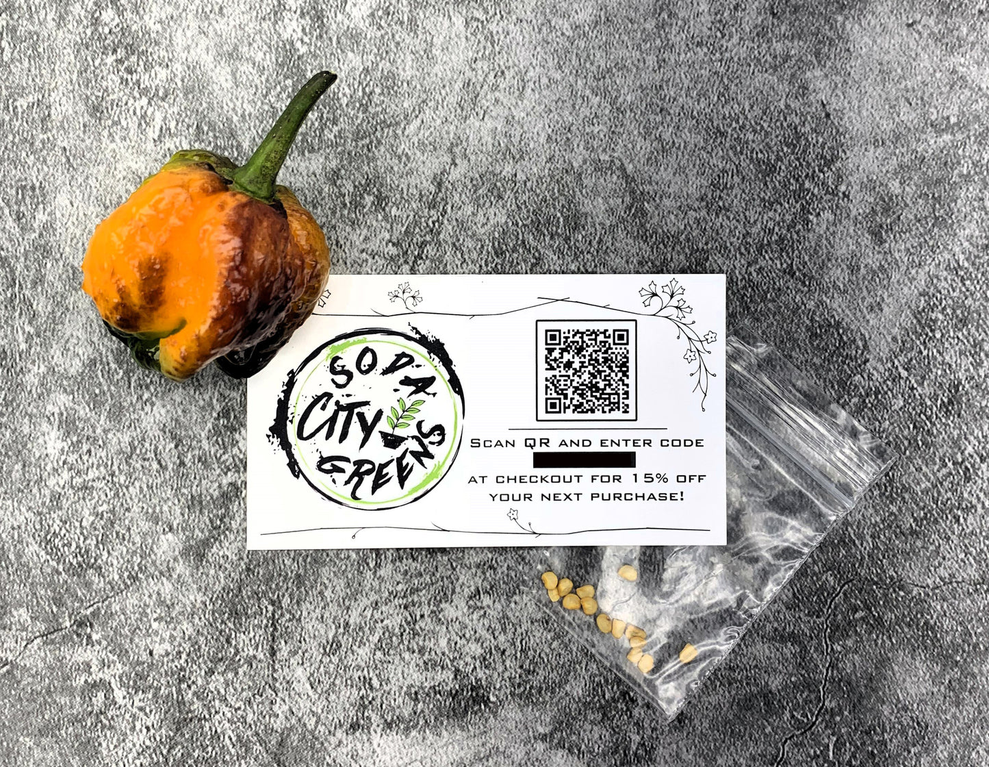 Pockmark Orange Pepper Seeds