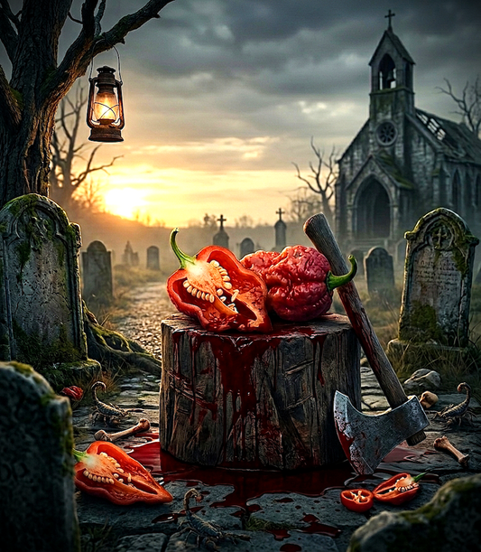 Purple Massacre Pepper Seeds- Sinister Pepper Series
