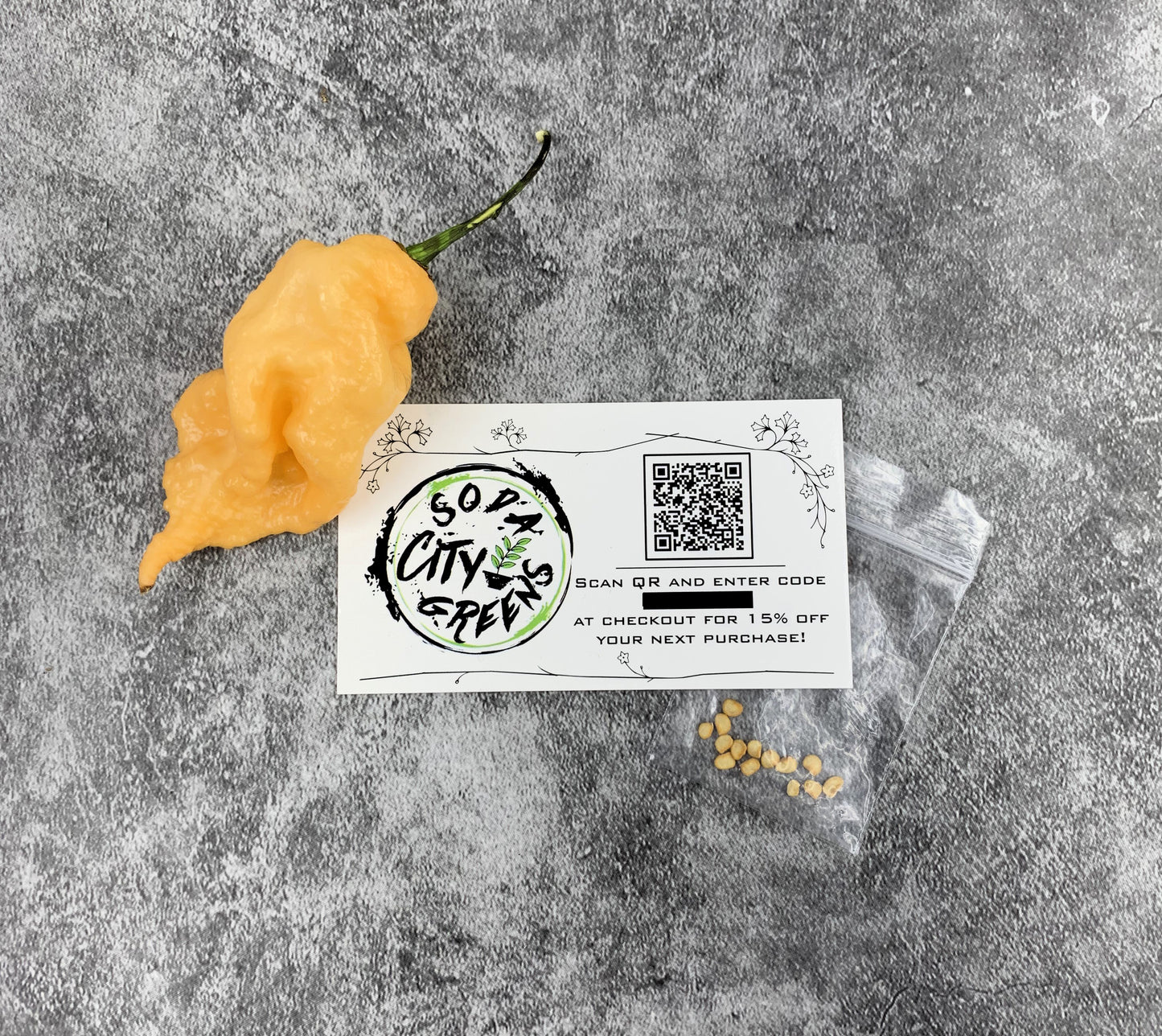 Peach Scorpion Pepper Seeds