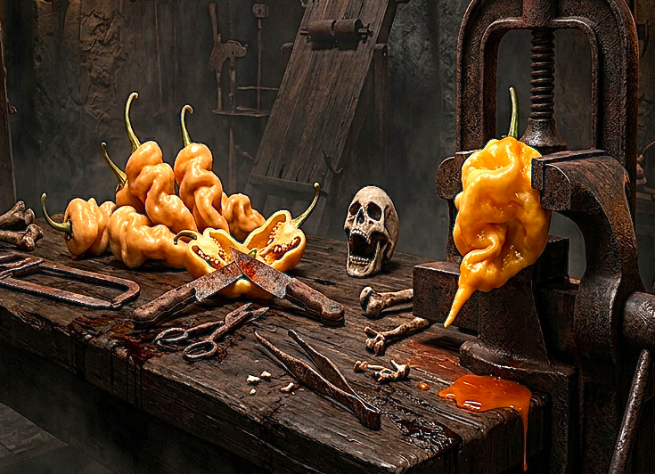 Naglah Beast Caramel Pepper Seeds- Sinister Pepper Series