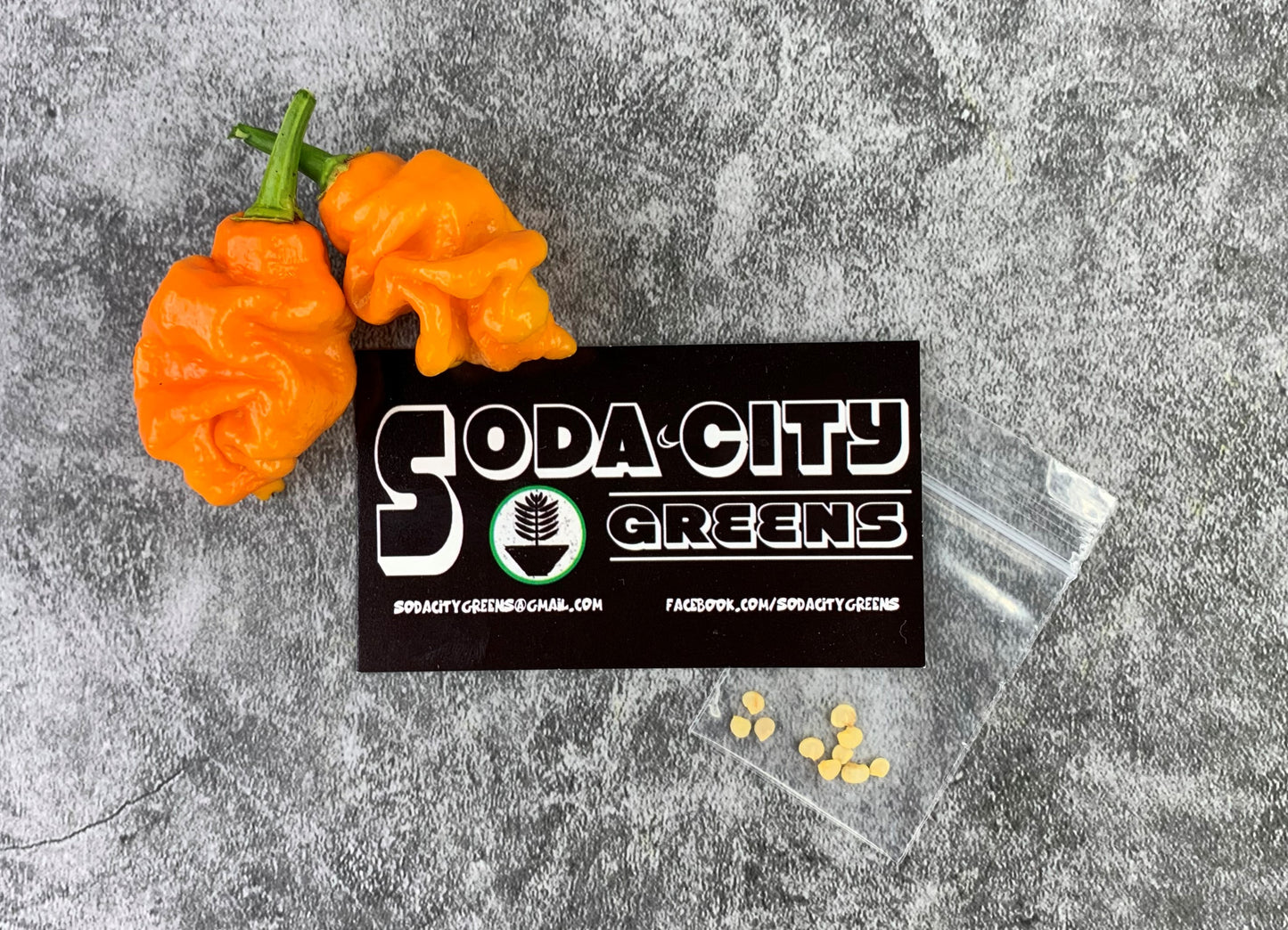 Orange Long Tailed Scorpion Pepper Seeds